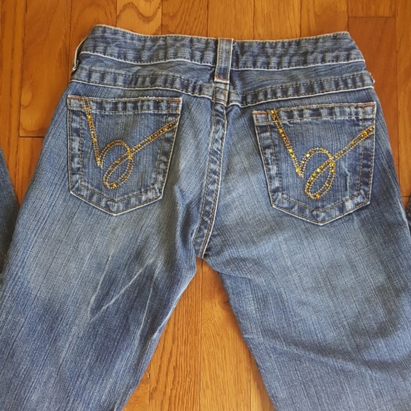 Bebe Distressed Jeans - Picture 2 of 8